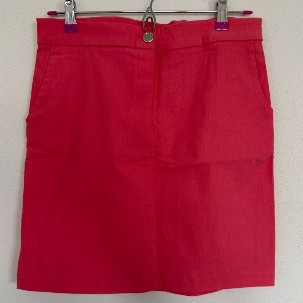 Large Pink Pastel Skirt w/ Pockets